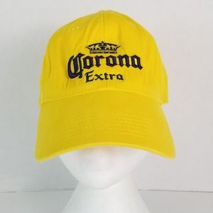 Corona Extra Beer Yellow Tek-Flex Ball Cap Hat 23"